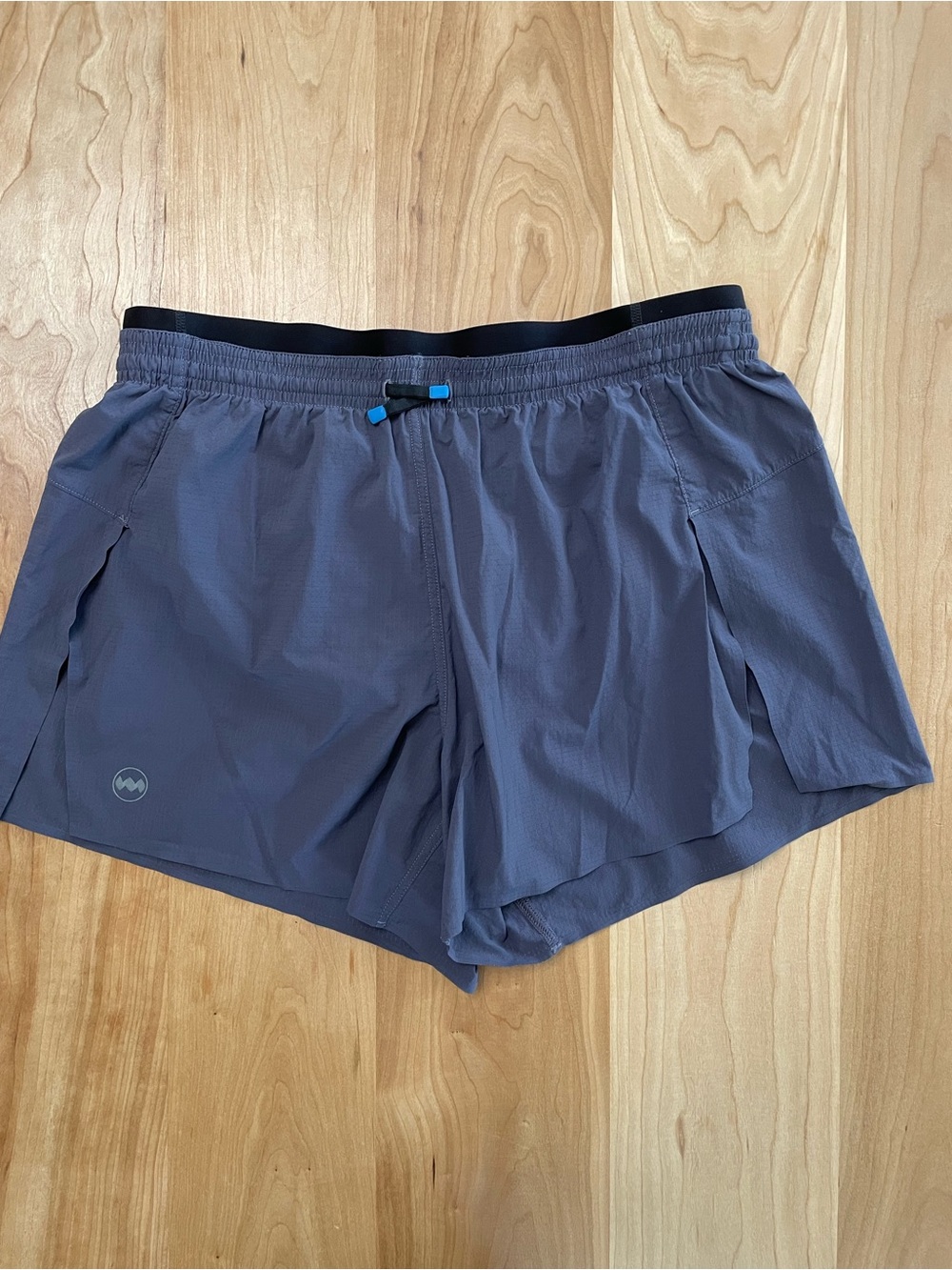 Janji Men’s Medium AFO-Vent Multi Short Gray Split Shorts Pockets